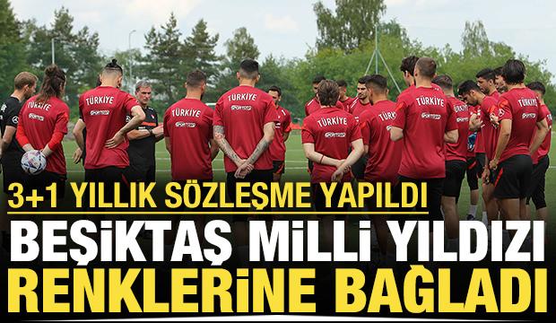Beşiktaş milli yıldızı renklerine bağladı: 4 yıllık sözleşme yapıldı