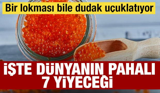 Bir lokması bile binlerce dolar! İşte dünyanın en pahalı 7 yiyeceği