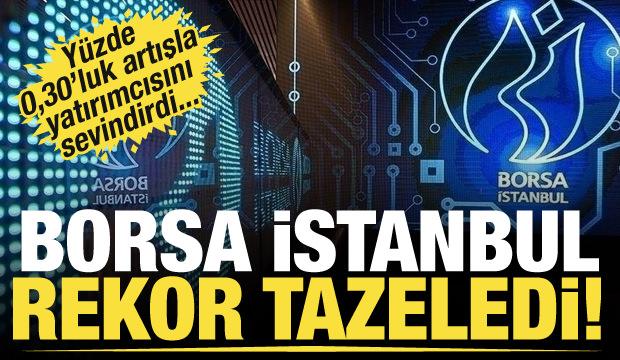 Borsa haftanın son işlem gününe rekorla başladı
