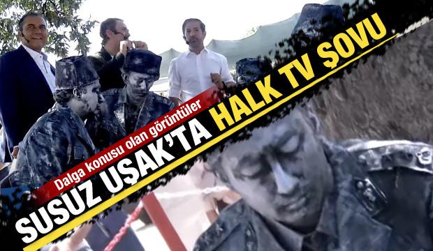 CHP’lilerin dalga konusu olan heykel aşkı: ‘Uşak susuz, Halk TV şovda’