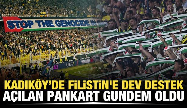 Fenerbahçe taraftarından Filistin'e destek