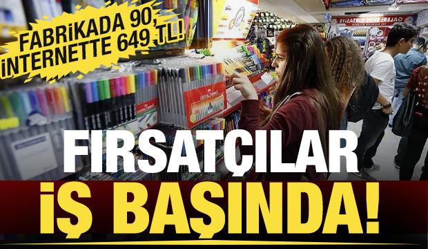 Fırsatçılar iş başında! Fabrikada 90, internette 649 TL!