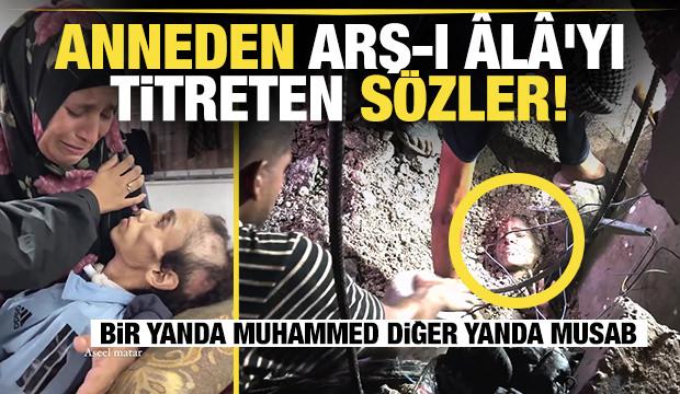 Gazze'den 2 acı video: Küçük Muhammed ve Musab'ın görüntüleri kahretti