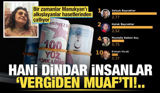 Hani dindar insanlar ‘vergiden muaf’tı!..