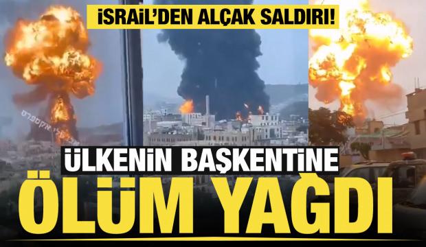 İsrail ülkenin başkentine ölüm yağdırdı! Alçak saldırı