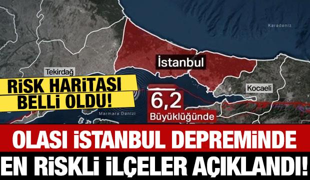 İstanbullular dikkat! Deprem riski en çok o ilçelerde var
