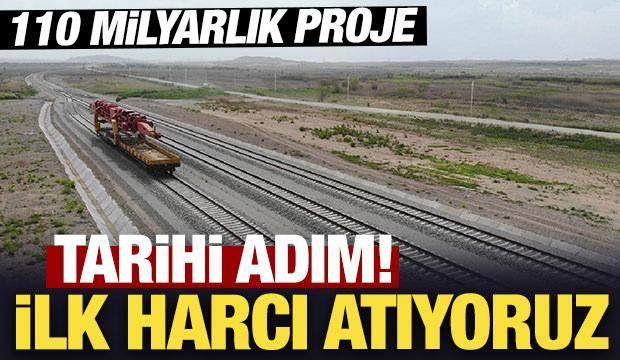Kars-Iğdır-Aralık-Dilucu Demir Yolu Hattı'nın temeli atılıyor