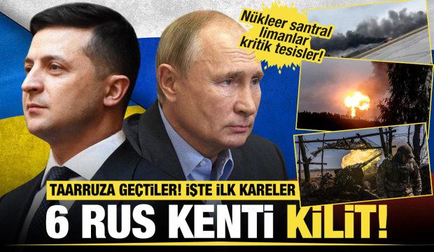 Kiev'den Rusya'ya şok saldırı! 6 şehirde uçuşlar askıya alındı!