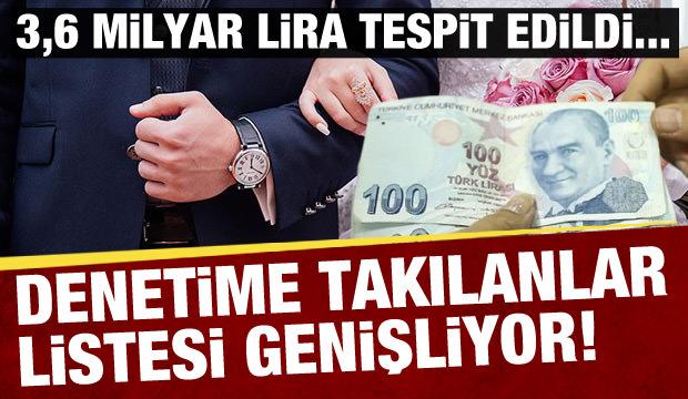 Lüks düğün organizatörleri ve düğün salonları da kayıt dışı denetimlerine takıldı