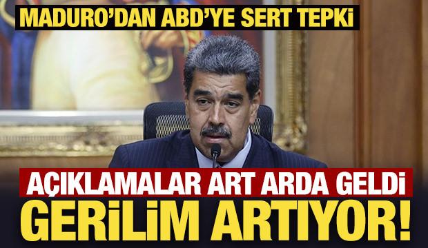 Maduro'dan ABD'ye sert tepki! 'Rejim değişikliği' planlamakla suçladı
