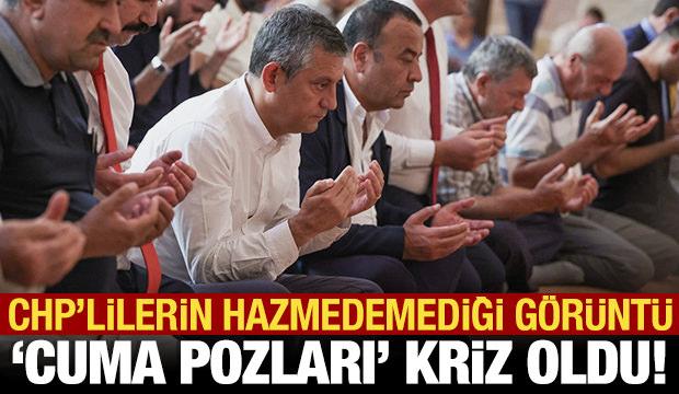 Özgür Özel'in partilileri kızdıran 'pozları': Cuma namazı görüntüleri tartışma yarattı!