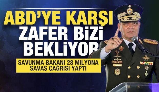 Savunma Bakanı Vladimir Padrino Lopez: ABD'ye karşı zafer bizi bekliyor