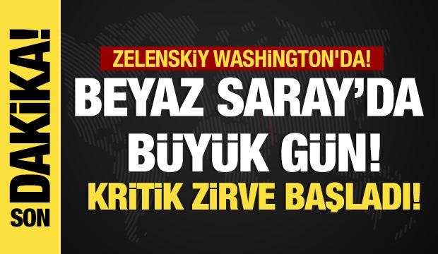 Son dakika...Kritik zirve başladı! Zelenskiy Washington'da!