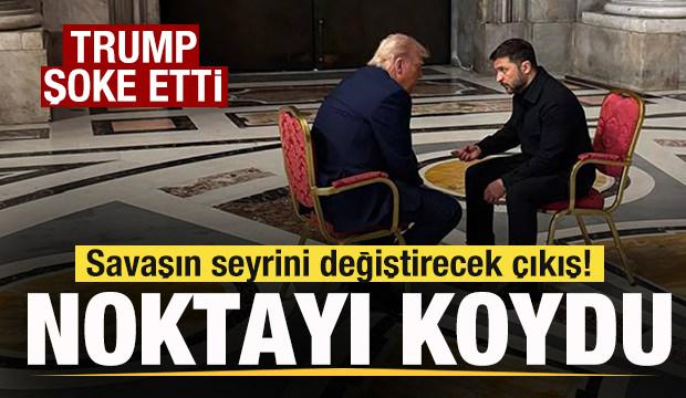Trump şoke etti! Savaşın seyrini değiştirecek son dakika açıklaması