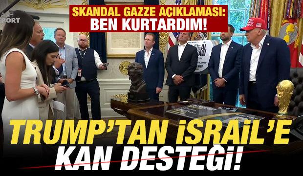 Trump'tan İsrail'e işgal desteği! Skandal Gazze açıklaması: Ben kurtardım