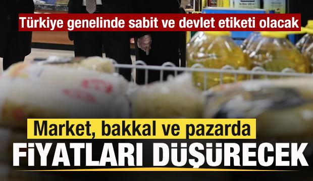 Tüm illerde Cumhur Reyonu projesi! Market, bakkal ve pazarda fiyatları düşürecek