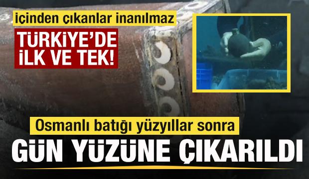 Türkiye'de ilk ve tek Osmanlı batığı yüzyıllar sonra gün yüzüne çıkarıldı! İnanılmaz keşif