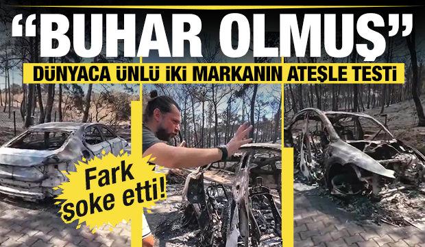 Yangından çıkan araçlar tartışma yarattı! “Tesla buhar olmuş”