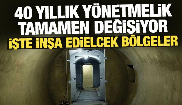40 yıllık yönetmelik tamamen değişiyor: Millet bahçelerinin altına sığınak inşa edilecek! 
