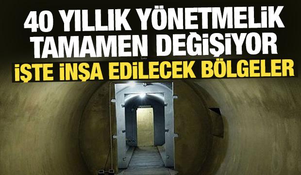 40 yıllık yönetmelik tamamen değişiyor: Millet bahçelerinin altına sığınak inşa edilecek! 