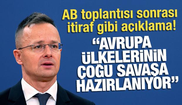 AB toplantısı sonrası itiraf gibi açıklama: Avrupa ülkelerinin çoğu savaşa hazırlanıyor
