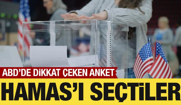 ABD'de dikkat çeken anket: Hamas'ı seçtiler