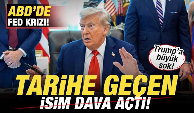 ABD'de FED krizi! Trump'a büyük şok: Tarihe geçen isim dava açtı