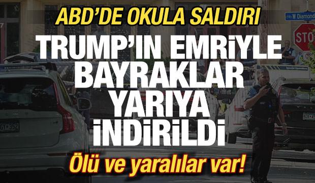 ABD'de saldırı! Ölü ve yaralılar var! Trump'tan açıklama geldi: Bayraklar yarıya indirildi