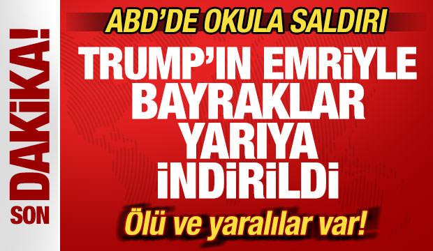 ABD'de saldırı! Ölü ve yaralılar var! Trump'tan açıklama geldi: Bayraklar yarıya indirildi