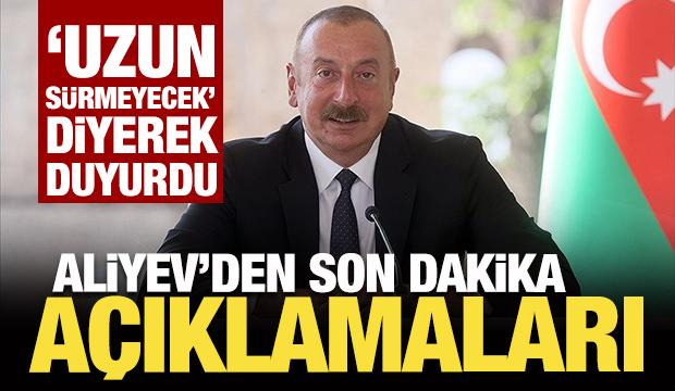 Aliyev'den Zengezur mesajı: Talebimiz karşılandı