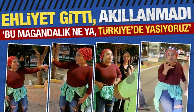 Alkollü kadın sürücü, kendini uyaran sürücüyü 'maganda' diye polise şikayet etti