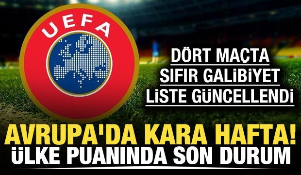 Avrupa'da kara hafta! UEFA ülke puanında son durum