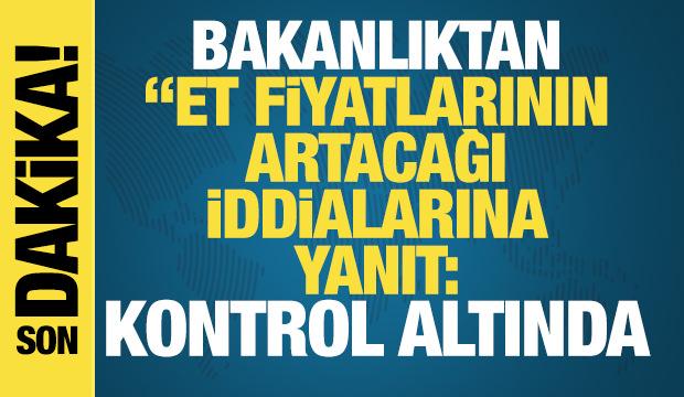 Bakanlık’tan ‘et fiyatlarının artacağı’ iddialarına yanıt: Şap aşısı ile kontrol altında
