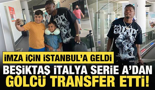 Beşiktaş, İtalya'dan golcü transfer etti! El Bilal Toure, 'Kartal' olmak için şehre geldi