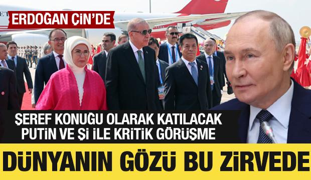 Cumhurbaşkanı Erdoğan, Çin'de: Çin Devlet Başkanı Şi ile görüştü