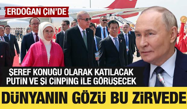 Cumhurbaşkanı Erdoğan, Çin'de: Küresel vicdan çağrısı yapacak