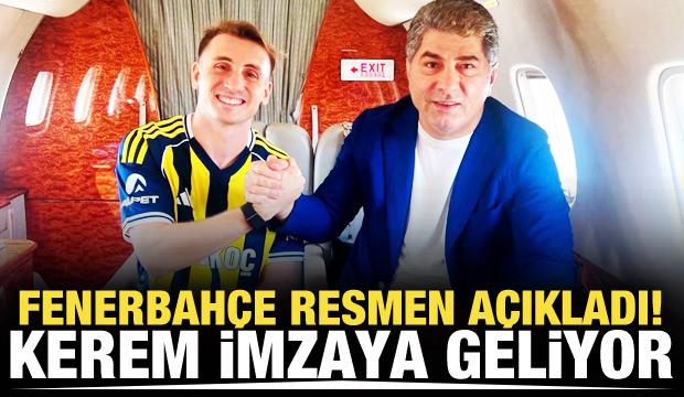 Fenerbahçe, Kerem Aktürkoğlu'nu duyurdu! Formayı giydi imzaya geliyor