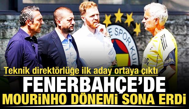 Fenerbahçe'de Jose Mourinho dönemi sona erdi! Teknik direktörlüğe ilk aday belli oldu