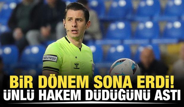 Fiziksel testleri geçememişti! Ünlü hakem düdük astı