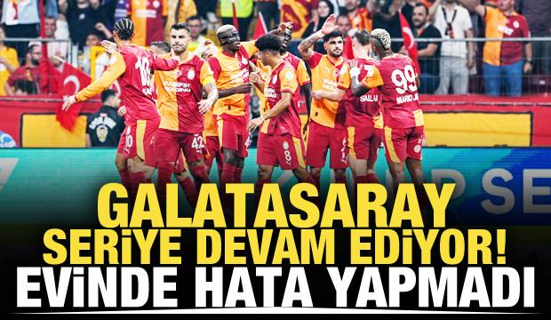 Galatasaray seriye devam ediyor! Evinde hata yapmadı