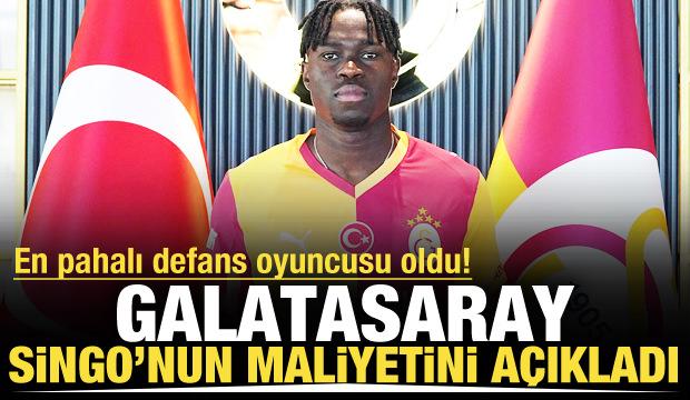 Galatasaray Singo'nun maliyetini resmen açıkladı