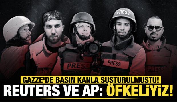 Gazze'de basın kanla susturulmuştu...Reuters ve AP: Öfkeliyiz!