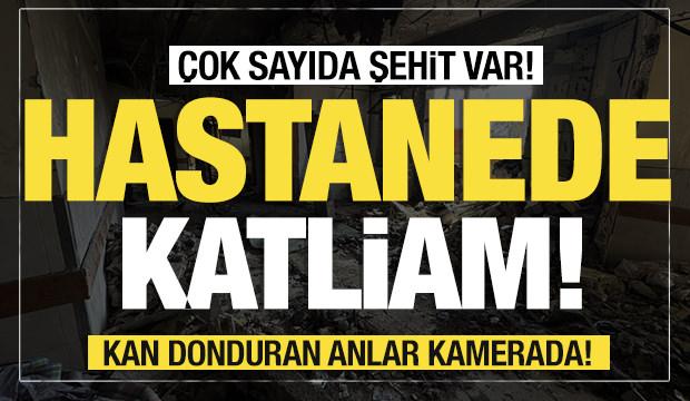 İsrail'den hastanede katliam! Çok sayıda şehit var!