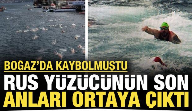 İstanbul Boğazı'nda kaybolan Rus yüzücünün son görüntüleri ortaya çıktı