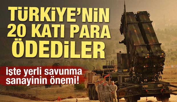 İşte yerli savunma sanayinin önemi! Türkiye'nin 20 katı para ödediler