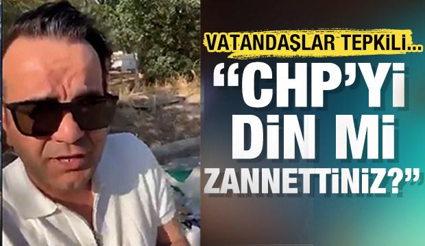 İzmir'de çöp dağlarını çeken vatandaş"Siz CHP'yi din mi zannettiniz?" diye isyan etti