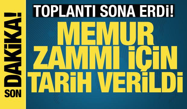 Toplantı sona erdi! Memur zammı için tarih verildi