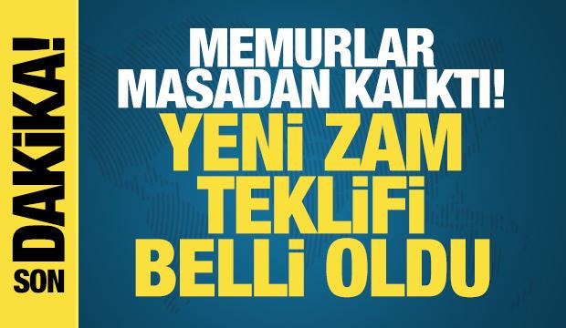 Memura yeni zam teklifi belli oldu