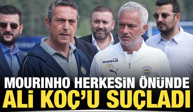 Mourinho Portekiz'de herkesin önünde Ali Koç'u suçladı