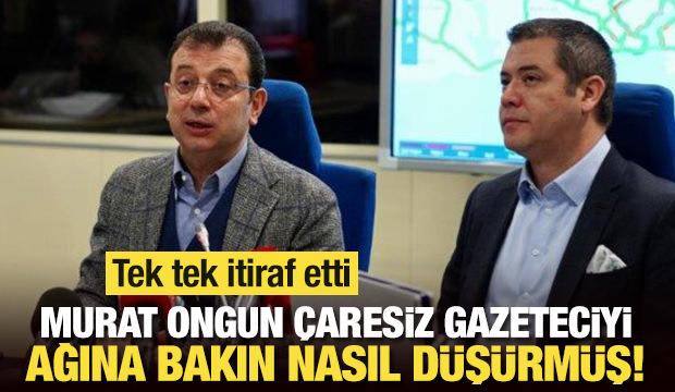 Murat Ongun çaresiz gazeteciyi ağına bakın nasıl düşürmüş!